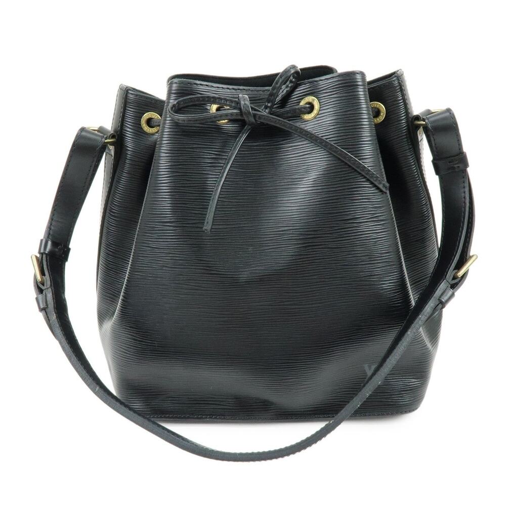 Louis Vuitton Epi Petit Noe Leather Bucket Black